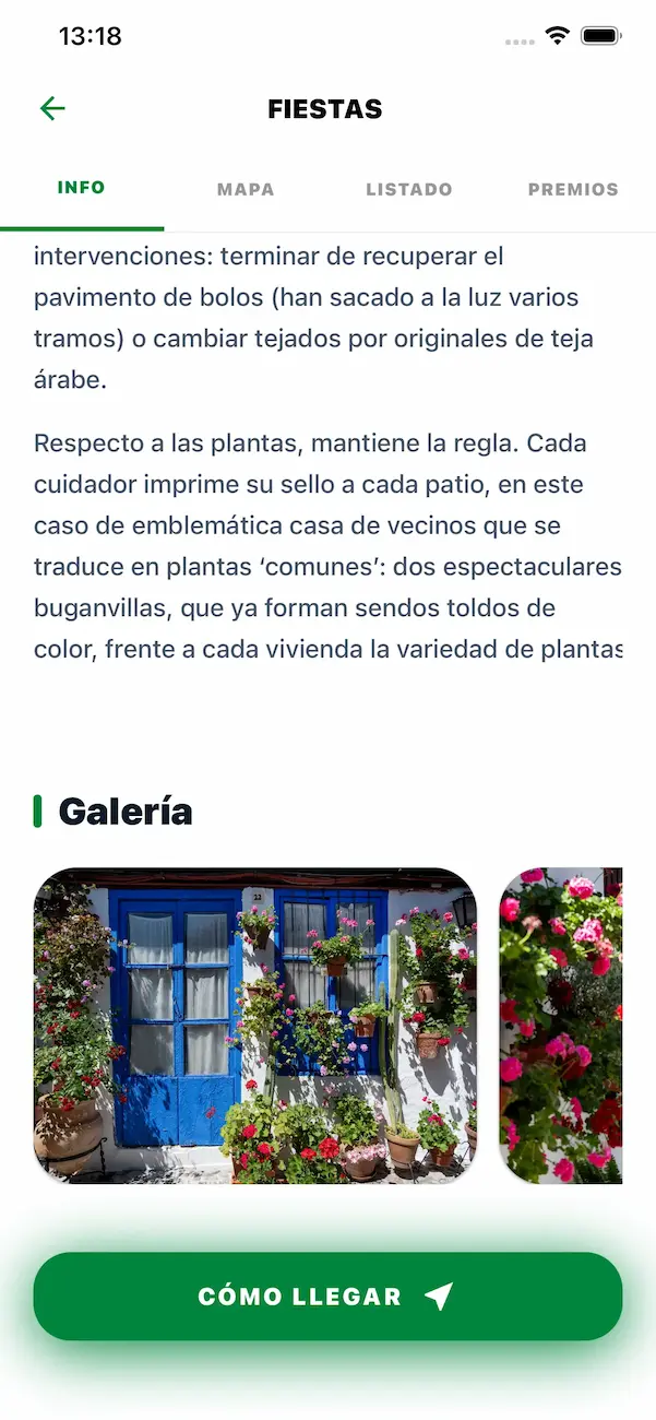 Ficha de cada patio – Mayo Cordobés 2026