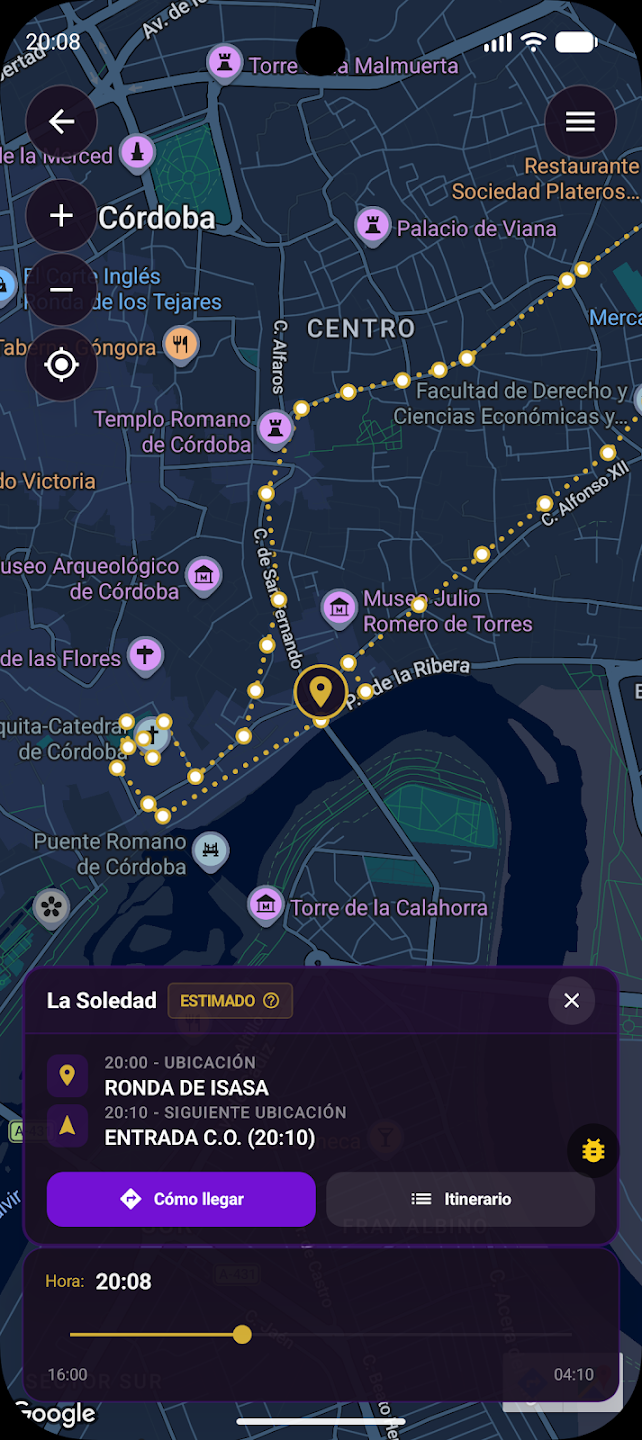 Itinerarios Semana Santa Córdoba 2026 - Horarios por día y hora