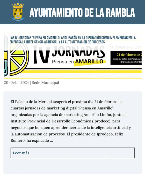 IV jornadas Piensa en Amarillo - ayun-rambla-20-feb