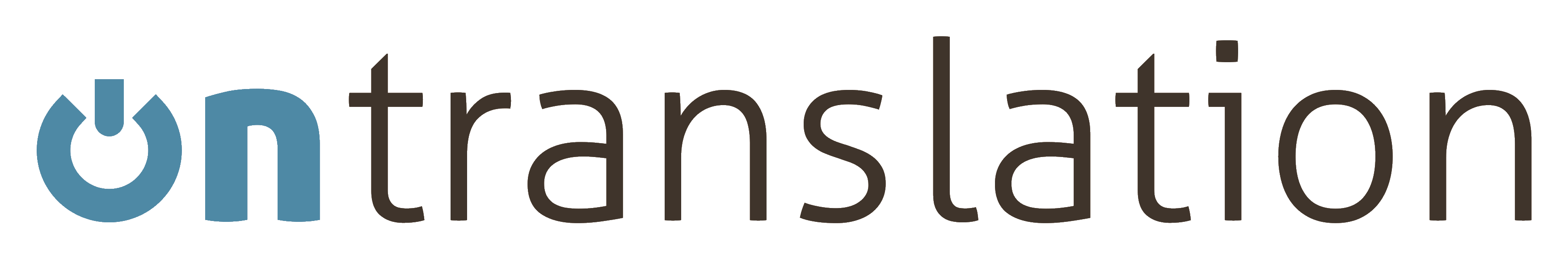 on translation logo