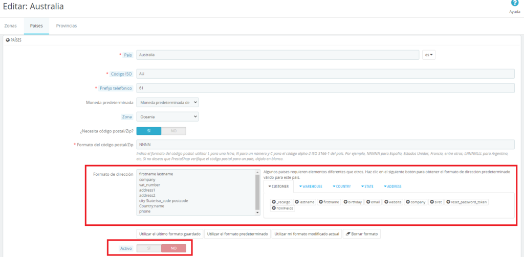 Modificar-pais-prestashop-transporte