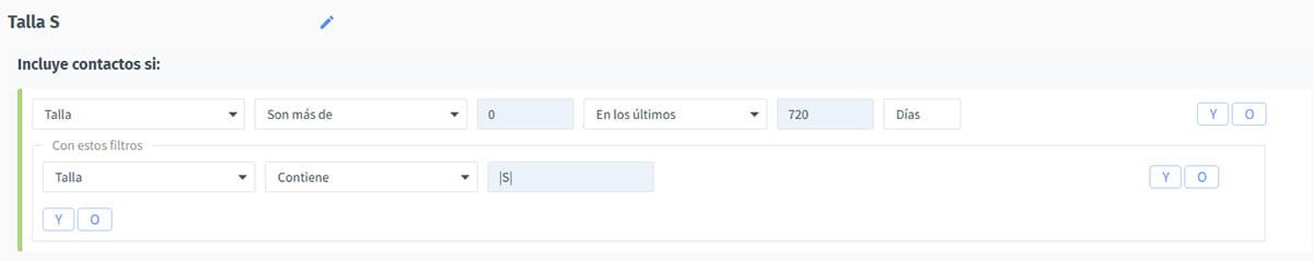 agrupación automática segmentos